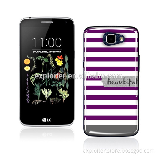 Ultra thin epoxy resin custom printed case for LG k5 back case